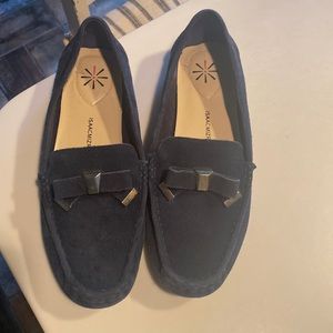 Isaac Mizrahi Blue Suede Loafers 9.5
